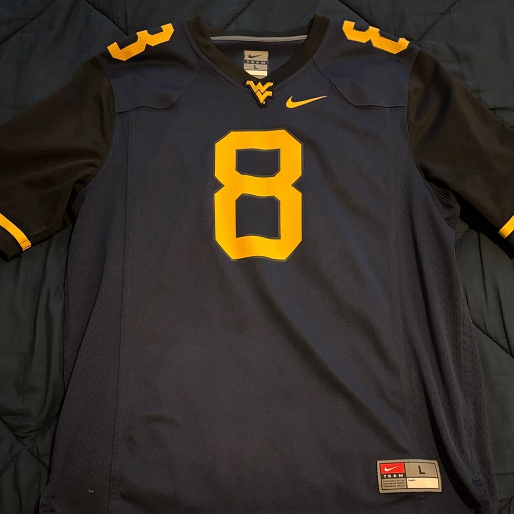 Men's Nike West Virginia University Football Jersey